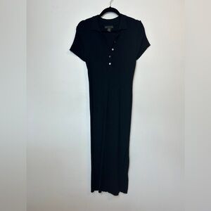 House of Harlow 1960 Black Midi Polo Dress